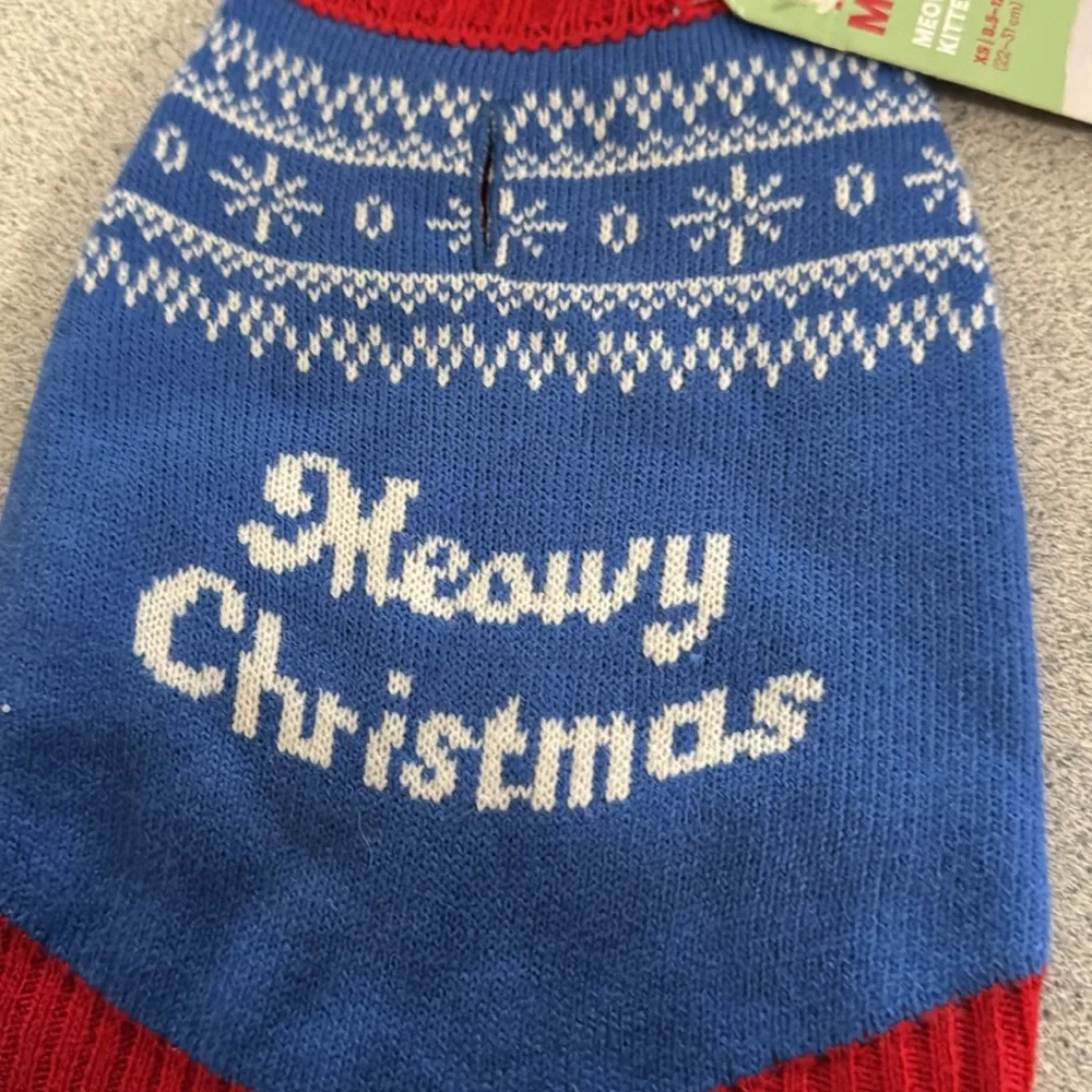 Cat Christmas sweater